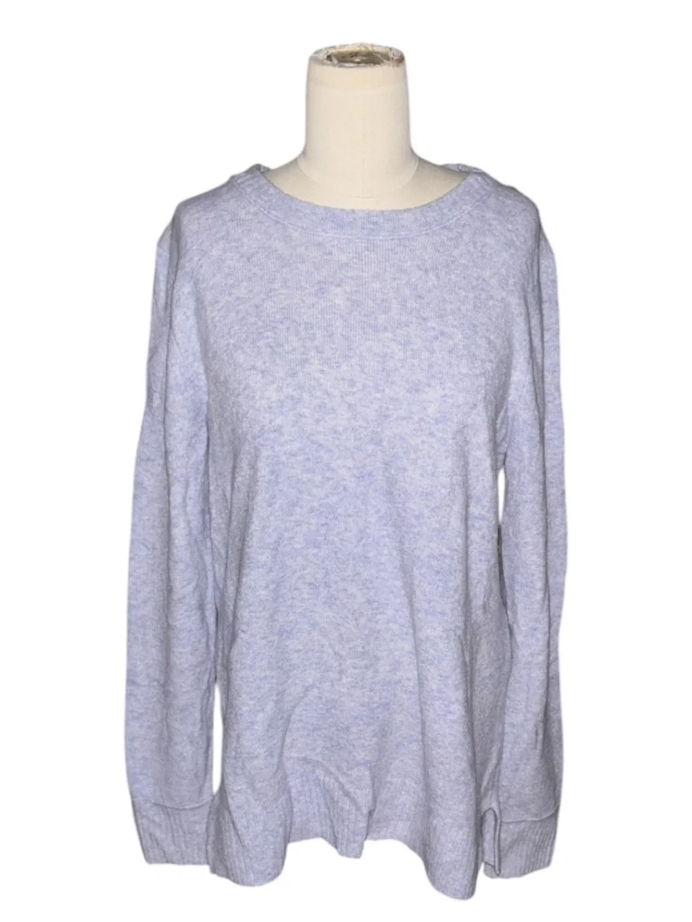 J. Crew Lavender Extra-Soft Yarn Crewneck Sweater